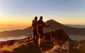 Sunrise Mount Batur Trekking & Hidden Waterfall (Min 2 people)
