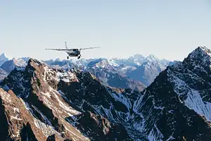 Southern alps flight